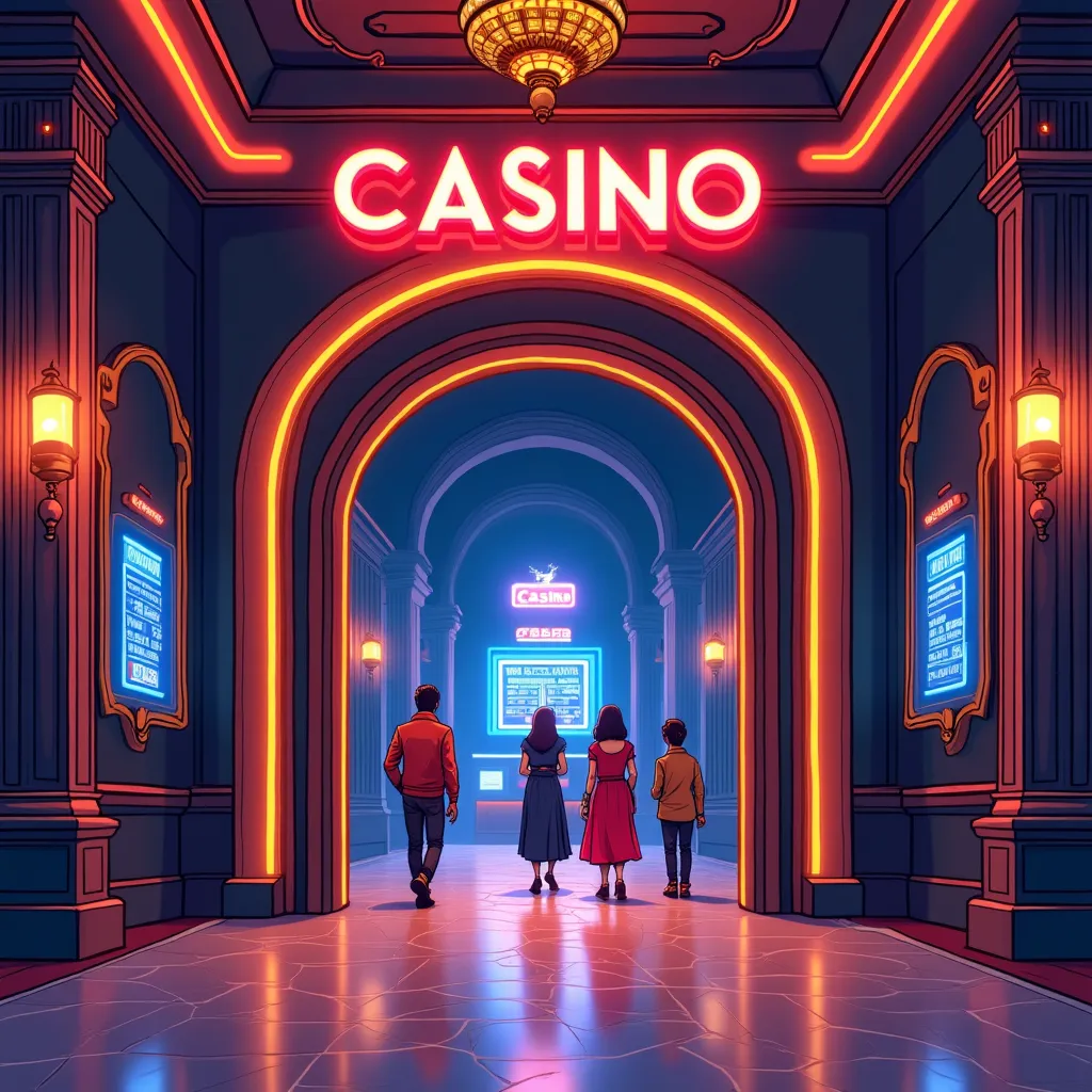 zetto live casino hero background with neon gaming tables